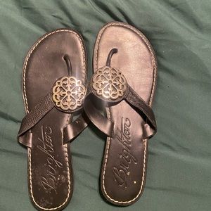 Brighton sandals worn